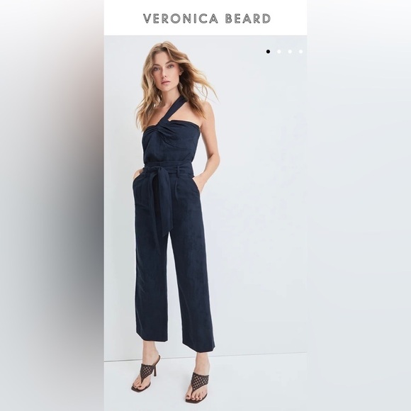 Veronica Beard Vitha Floral Printed Pant - Picture 1 of 17